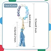 Silicone Beads Keychain KEYC-YW00193-01-3