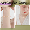 12Pcs 4 Styles Eco-Friendly Brass Watch Band Clasps KK-SC0004-09-5