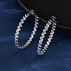 304 Stainless Steel Hoop Earrings EJEW-S250-04A-P-3
