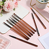 9Pcs 9 Styles Nail Art Brush Pens MRMJ-CP0001-47-3