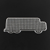 Lorry/Truck ABC Plastic Pegboards used for 5x5mm DIY Fuse Beads DIY-Q009-48-1
