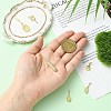 6Pcs 6 Styles Brass Micro Pave Cubic Zirconia Pendants KK-CJ0003-30-4