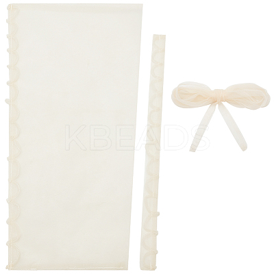 Mesh Bridal Dress Zipper Replacement DIY-WH0496-06B-1
