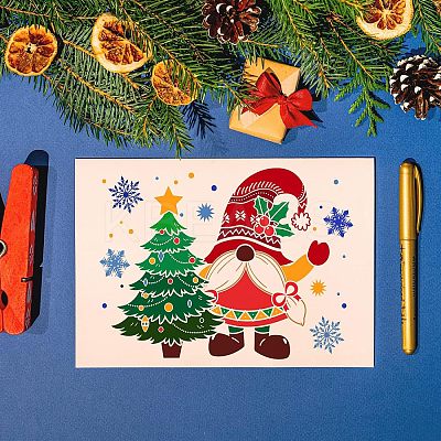 Self-Adhesive Silk Screen Printing Stencil DIY-WH0337-017-1