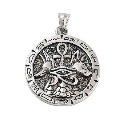 304 Stainless Steel Pendants STAS-S143-07A-1