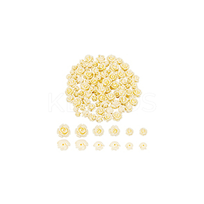 90Pcs 3 Styles Dyed Synthetic Coral Beads CORA-GA0001-03-1