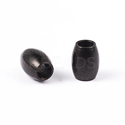 Barrel Ion Plating(IP) 304 Stainless Steel Spacer Beads STAS-I057-02-1
