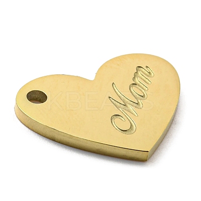 Mother's Day Ion Plating(IP) 316L Surgical Stainless Steel Pendants STAS-M317-03G-1
