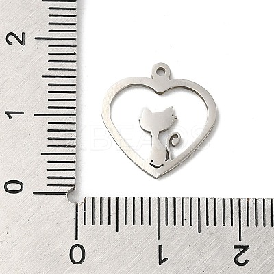 Non-Tarnish 201 Stainless Steel Pendants STAS-E206-06P-06-1