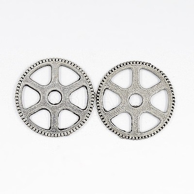 Tibetan Style Alloy Steampunk Pendants X-TIBEP-AB3330-AS-LF-1