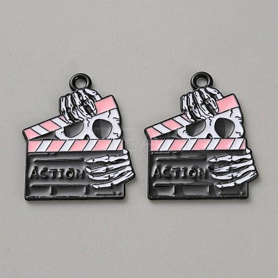 Zinc Alloy Enamel Pendants ENAM-CJC0021-20A-1