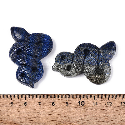 Natural Lapis Lazuli Cobra Display Decoration G-N348-05C-1
