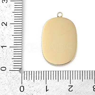 304 Stainless Steel Enamel Pendants STAS-I325-001G-1