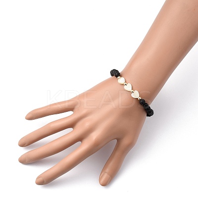 Stretch Beaded Bracelets BJEW-JB05403-01-1