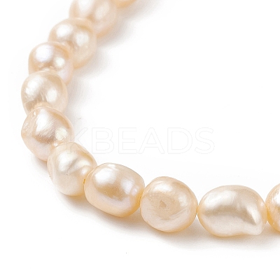 Natural Pearl Beaded Necklaces for Women NJEW-JN04107-1