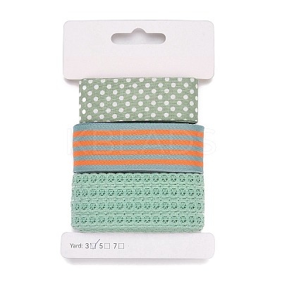 9 Yards 3 Styles Polyester Ribbon SRIB-A014-C02-1