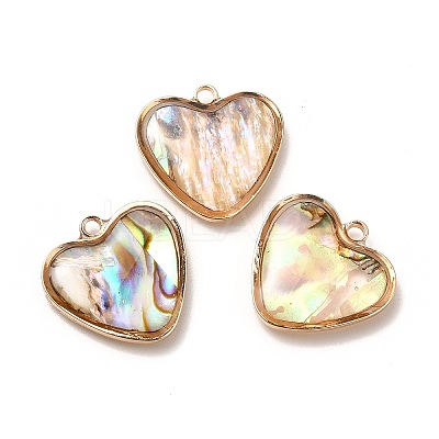 Brass Enamel Pendants KK-K252-10G-03-1