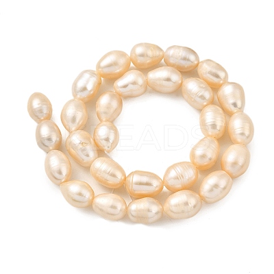 Natural Cultured Freshwater Pearl Beads Strands PEAR-I007-01H-02B-1