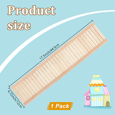 Rectangle Wood Wainboard Skirting DIY-WH0430-756A-1