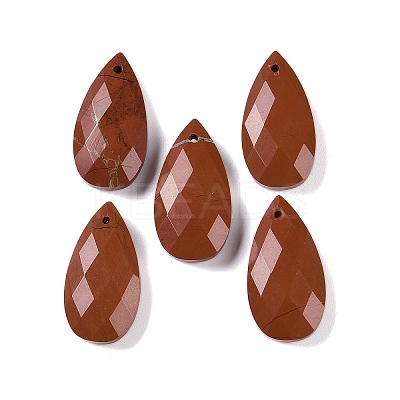 Natural Red Jasper Pendants G-C140-05M-1