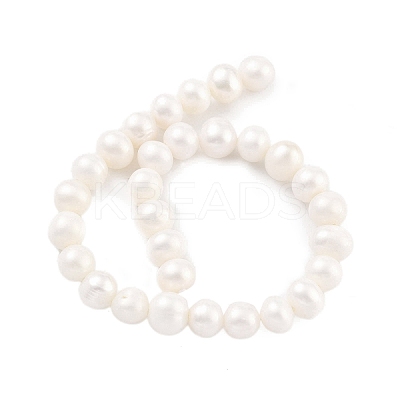 Natural Cultured Freshwater Pearl Beads Strands PEAR-C003-12E-1