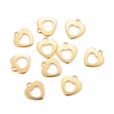 201 Stainless Steel Charms STAS-K217-50C-G-1