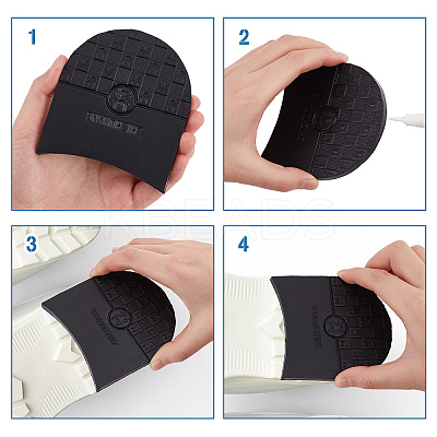 Anti Skid Rubber Shoes Bottom Heel Sole DIY-WH0319-41-1