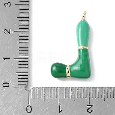 Brass Enamel Pendants KK-E093-03G-L-01-1