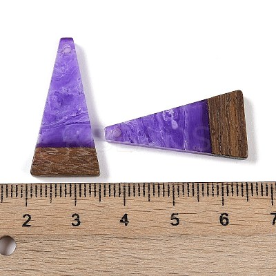 Resin & Wood Pendants WOOD-F015-03E-1