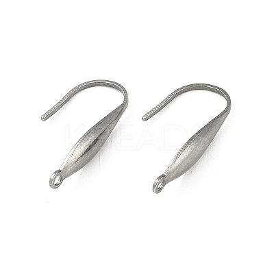 304 Stainless Steel Ear Wire Accessory X-STAS-Q336-12B-P-1