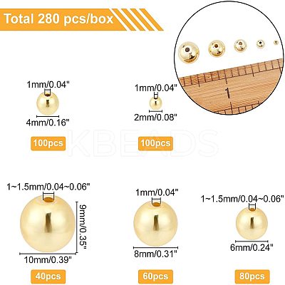 380Pcs 5 Sizes Electroplate Non-magnetic Synthetic Hematite Beads G-NB0002-72-1