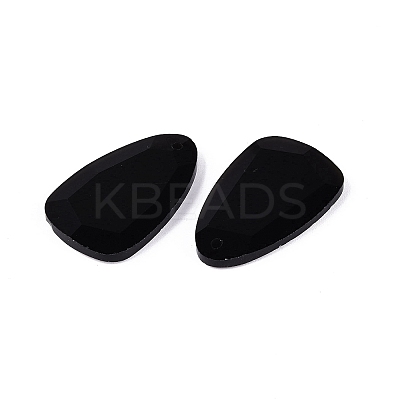 Natural Obsidian Pendants G-Q601-38A-1