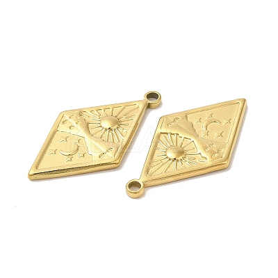 Ion Plating(IP) 304 Stainless Steel Pendants X-STAS-L020-038G-1