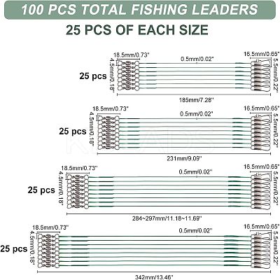 Steel Fishing Wire Leaders FIND-FH0001-02B-1