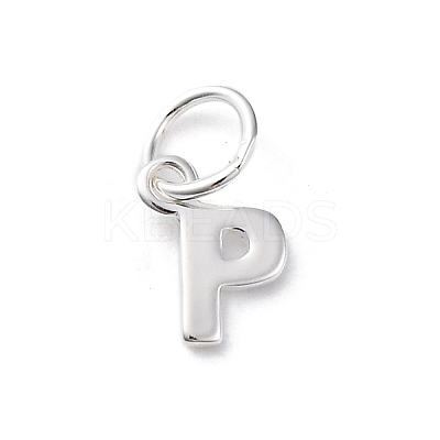 925 Sterling Silver Letter Charms LS-STER-C012-01S-P-1