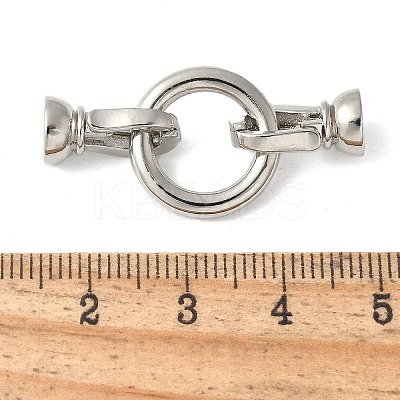 Brass Fold Over Clasps KK-M320-20P-1