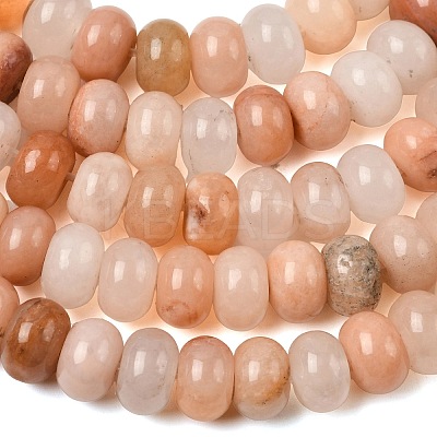 Natural Pink Aventurine Beads Strands G-A280-A32-02-1