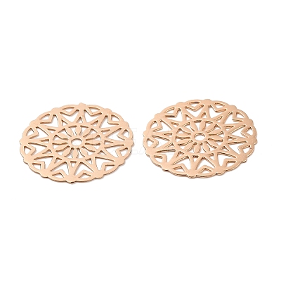 Long-Lasting Plated Brass Filigree Joiners KK-K336-13KCG-1