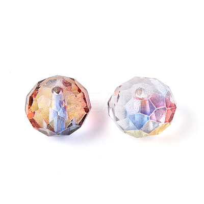 Baking Paint Transparent Glass Beads GLAA-N011-10mm-01-1