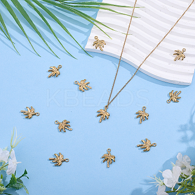 12Pcs 304 Stainless Steel Pendants STAS-HY0002-12-1