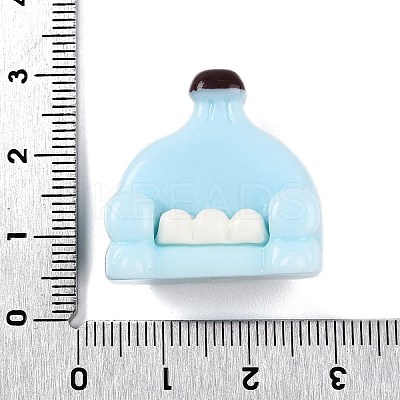 Opaque Resin Decoden Cabochons RESI-N039-127C-1