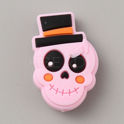 Halloween Skull Food Grade Eco-Friendly Silicone Beads LS-SIL-SZC0003-09A-1
