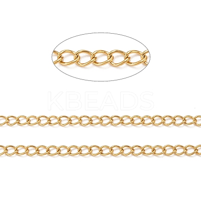 Ion Plating(IP) 304 Stainless Steel Twisted Chains CHS-H007-25G-1