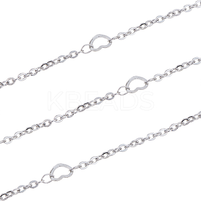 304 Stainless Steel Cable Chains CHS-CJ0001-16P-1