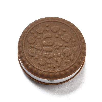 Cookie Food Grade Eco-Friendly Silicone Focal Beads SIL-C007-03C-1