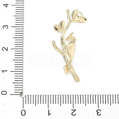 Brass Links Connector Charms KK-G601-06G-03-1