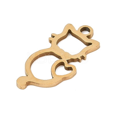 201 Stainless Steel Pendants STAS-F316-05G-01-1