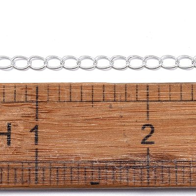 Brass Twisted Chains CHC-Q001-5x4mm-S-1