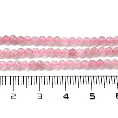 Natural Madagascar Rose Quartz Beads Strands G-B088-C09-03-1