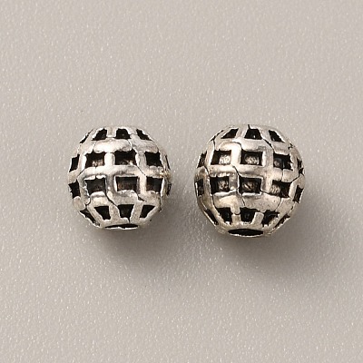 Tibetan Style Alloy Bead FIND-WH0034-46AS-04-1